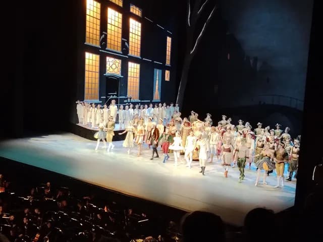Professional ballet production on the TISA theatre stage